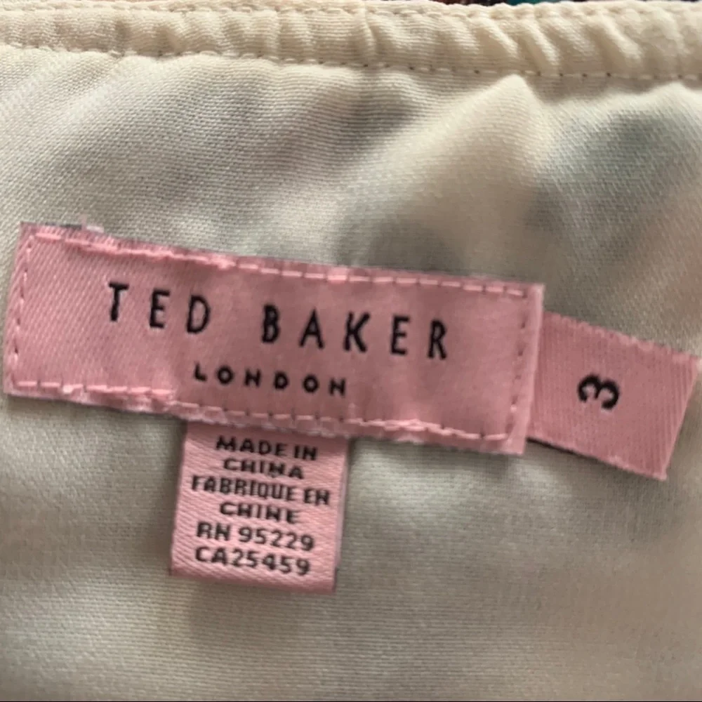 Ted Baker Butterfly Midi Dress Size 8 Sleeveless - Picture 11 of 16